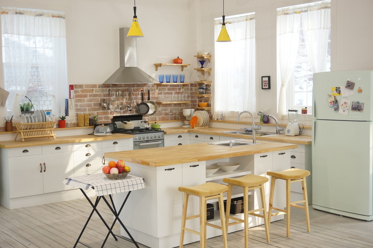 Khu vực bếp cần phải được vệ sinh thường xuyên.