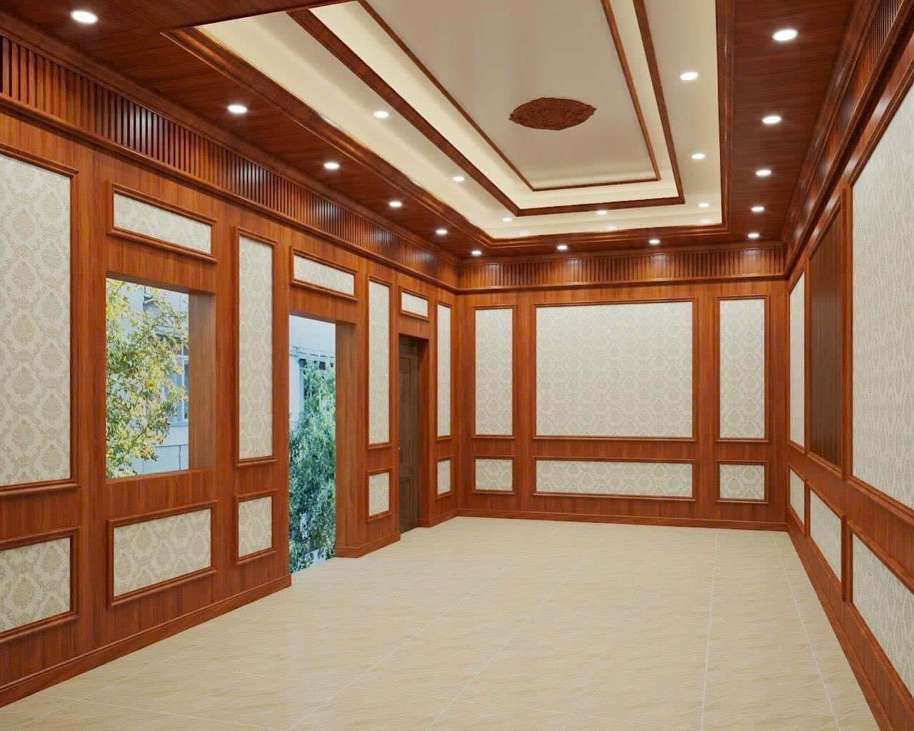 Thi công Ốp tường nhựa Nano